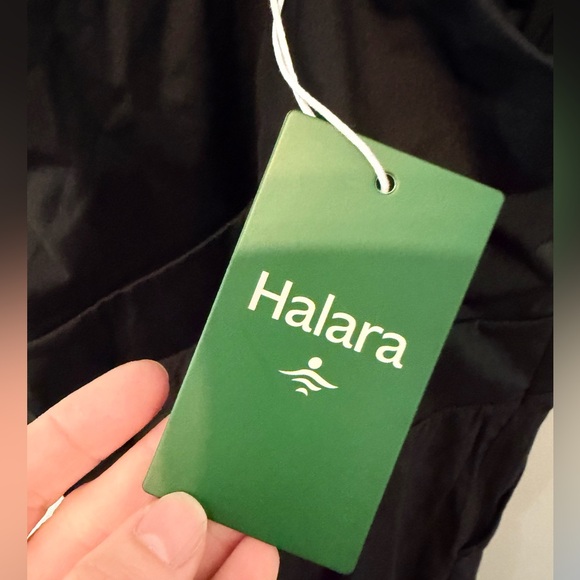 NEW HALARA Breezeful™ Wide Leg Resort Slip Black Women's Jumpsuit Sz XS - Picture 14 of 14